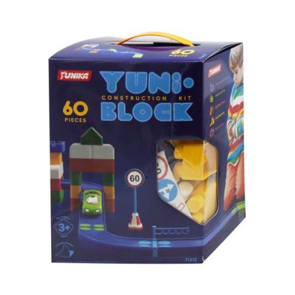 Конструктор дитячий "YUNI-BLOCK" 60 деталі