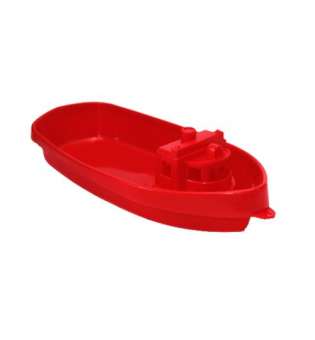 Пластиковий кораблик (червоний)
