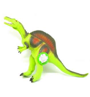 Динозавр гумовий "Спинозавр", великий, зі звуком (зелений)