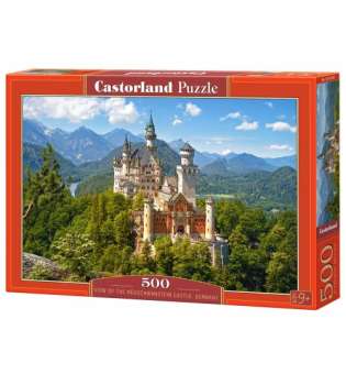 Пазли "Вид на замок Нойшванштайн, Німеччина", 500 елементів