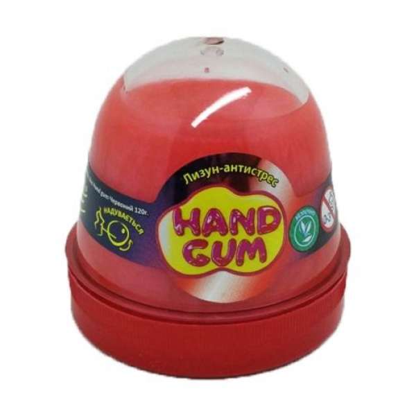 Лизун-антистрес "Hand gum" 120 г червоний