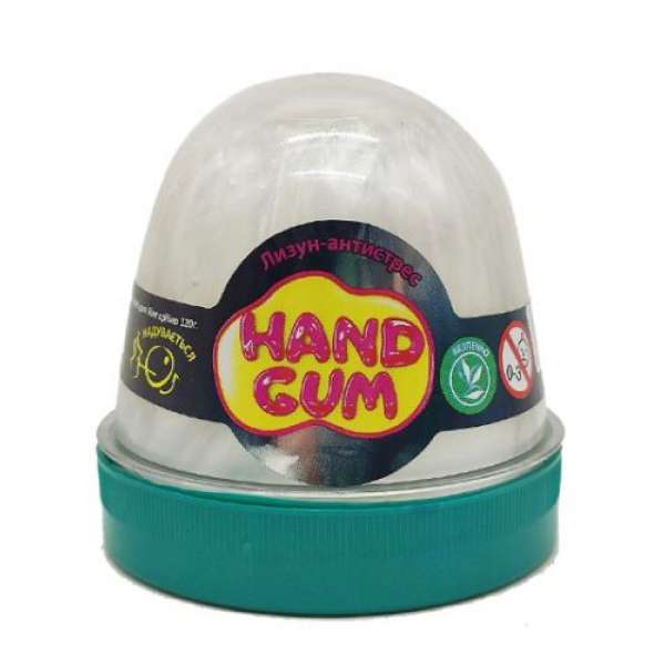 Лизун-антистрес "Hand gum" 120 г срібло