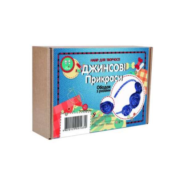 Набір для творчості "Джинсові прикраси. Ободок з трояндами"