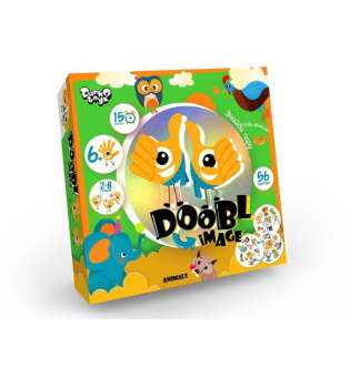 Настільна гра "Doobl image: Animals" укр