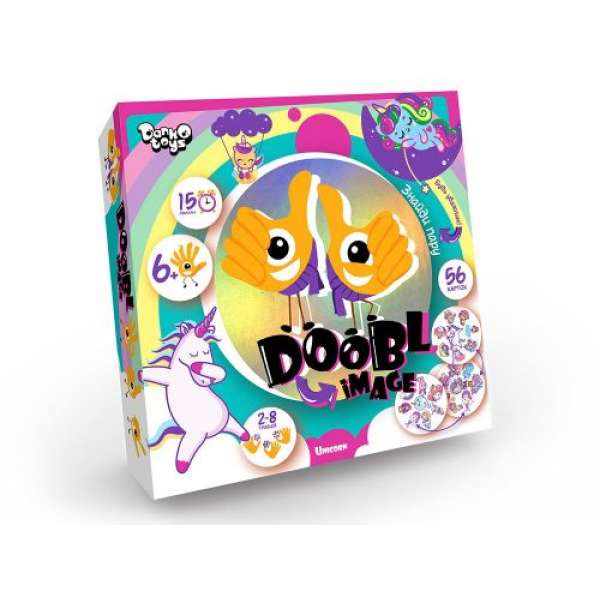 Настільна гра "Doobl image: Unicorn" укр