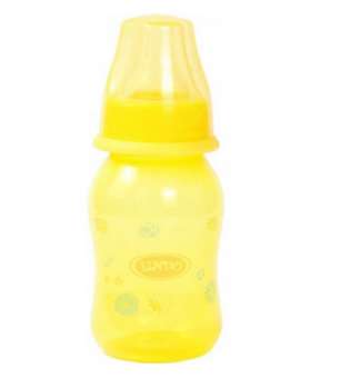 Пляшка для годування, 125 мл, 0 місяців, жовтий
