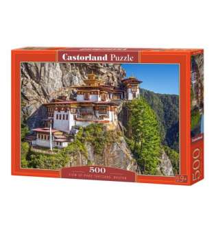 Пазли Вид на Paro Taktsang. Bhutan, 500 елементів