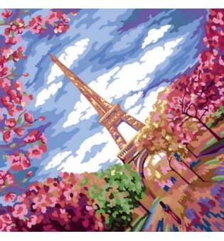 Картина за номерами "Весна в Парижі"