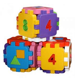 Іграшка дитяча Кубик-логіка (сортер)