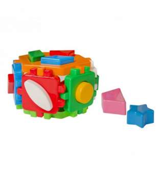 Іграшка куб Розумний малюк Гексагон 2 ТехноК (сортер)