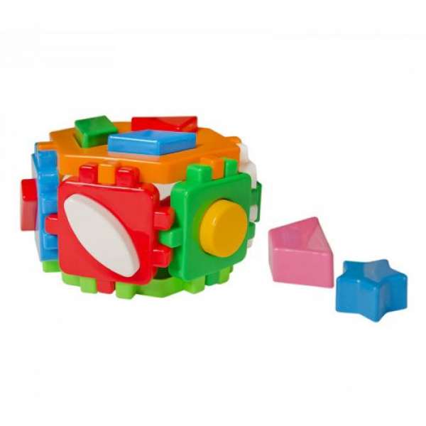Іграшка куб Розумний малюк Гексагон 2 ТехноК (сортер)