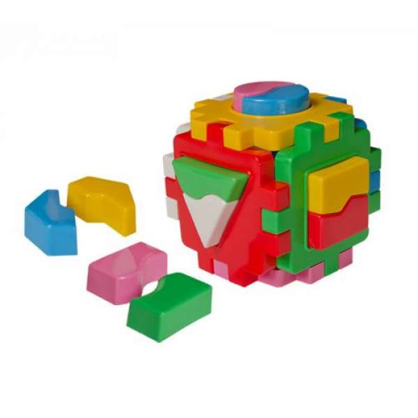 Іграшка куб Розумний малюк Логіка 1 ТехноК (сортер)
