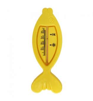 Термометр для води "Рибка" (жовтий)