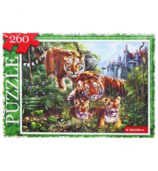 Пазли "Тигри", 260 елементів