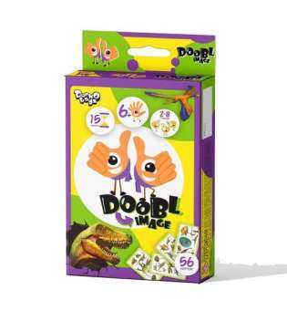 Настільна гра "Doobl Image, Dino", укр