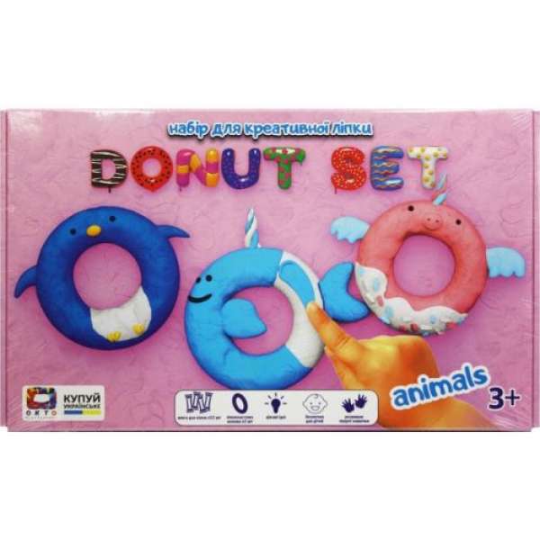 Набір для ліплення "Donut Set Animals"