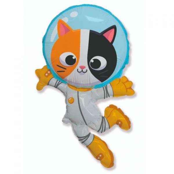 Кулька з фольги "Кіт Космонавт"
