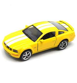 Машинка Kinsmart "Ford Mustang GT 2006" (жовта)