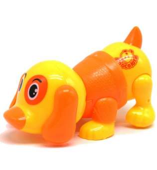 Заводна іграшка "Собачка", помаранчева