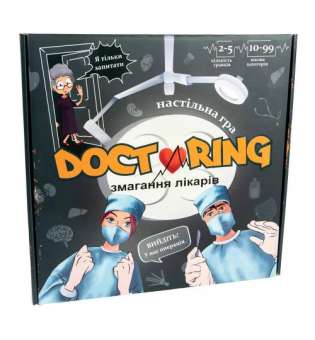 Настільна гра "Doctoring - змагання лікарів" 