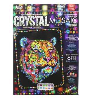 Набір для креативної творчості "CRYSTAL MOSAIC", "Тигр"