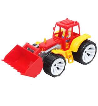 Пластикова іграшка "Трактор", червоний