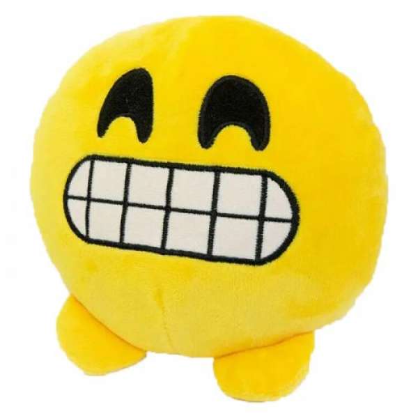 М'яка іграшка "Смайлик Emoji Зубастик"