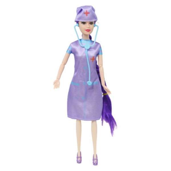 Лялька Медсестра у фіолетовому