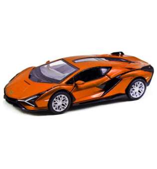 Машинка Kinsmart "Lamborghini Sian 5", помаранчевий