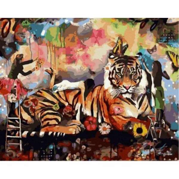 Картина за номерами Величний тигр