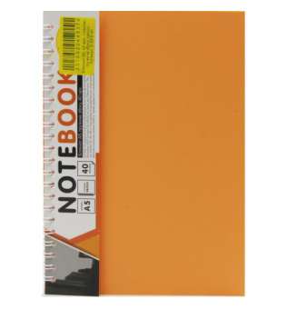 Блокнот Office book A5, 40 аркушів (помаранчевий)