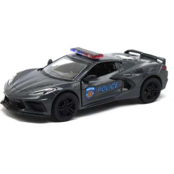 Машинка Kinsmart "Corvette Police", сірий
