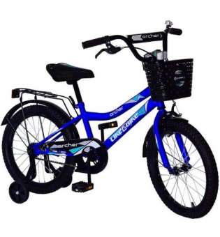 Велосипед дитячий 2-х коліс.14'' 211411 (1 шт) Like2bike Archer,синій, рама сталь, з дзвінком, руч.гальмо, зборка 75%