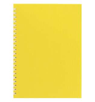 Блокнот Office book A5, 40 аркушів (жовтий)