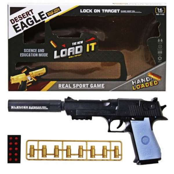 Пістолет Desert Eagle з кулями та гільзами