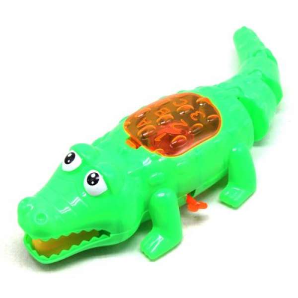 Заводна іграшка Крокодил, 31 см (зелений)