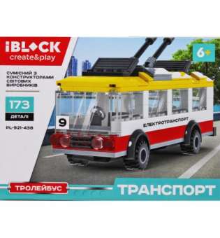 Конструктор IBLOCK Тролейбус