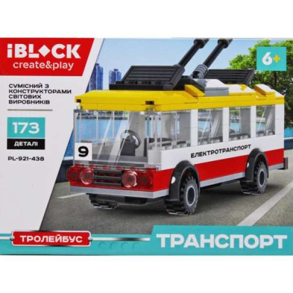 Конструктор IBLOCK Тролейбус