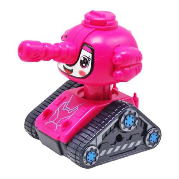 Іграшка заводна Танк, рожевий