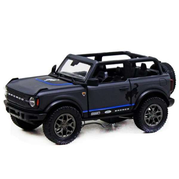 Машинка KINSMART Джип Ford Bronco (open top), чорна