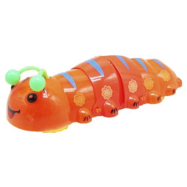 Музична іграшка Гусінь (25 см), помаранчева