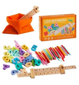 Набір інтелектуальних іграшок Я люблю математику