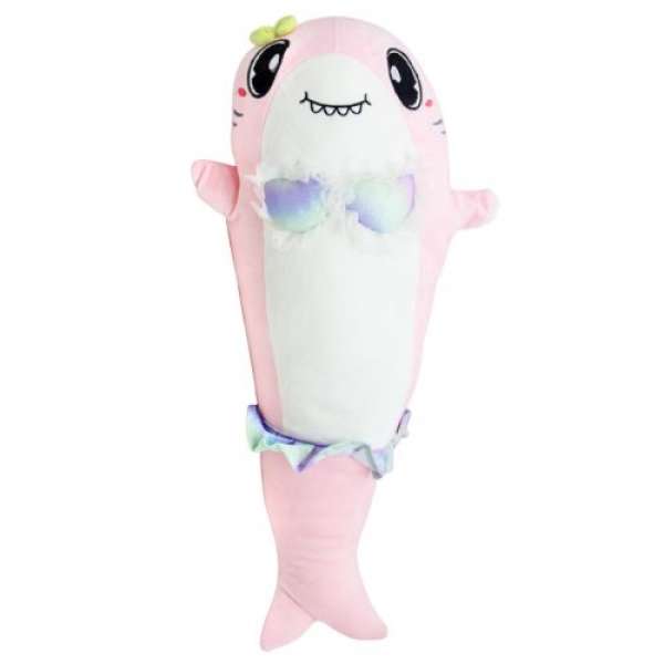 Мʼяка іграшка-обіймашка Акула (60 см)