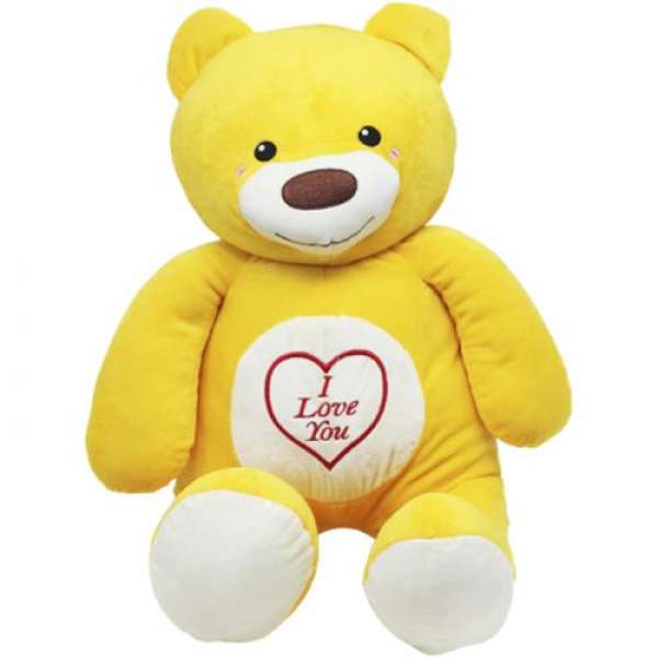 Мʼяка іграшка Ведмідь Ласун, 60 см (жовтий)