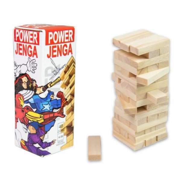 Настільна гра "Power Jenga" 48 брусків 