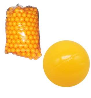 Набір кульок 70мм 500шт жовтих в кульку 99847N ТЕХНОК