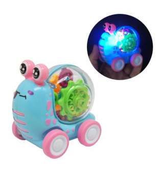Іграшка Равлик інерційний, зі світлом (блакитний)