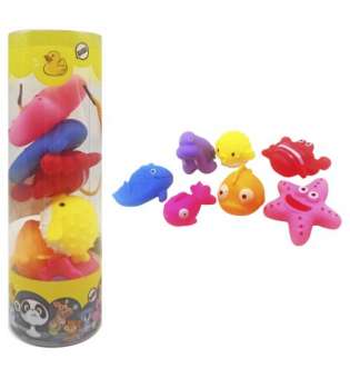 Іграшки для ванної Морські мешканці, 7 штук, в тубі