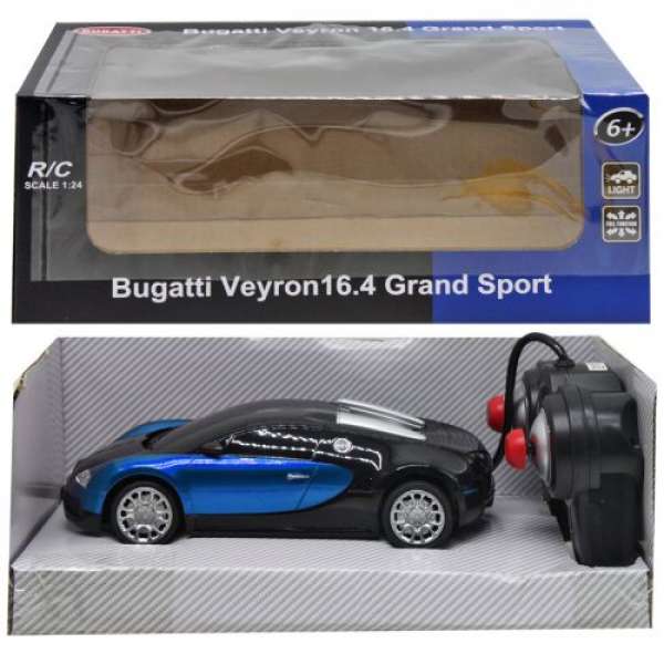Машинка на радіокеруванні Bugatti Veyron (блакитна)