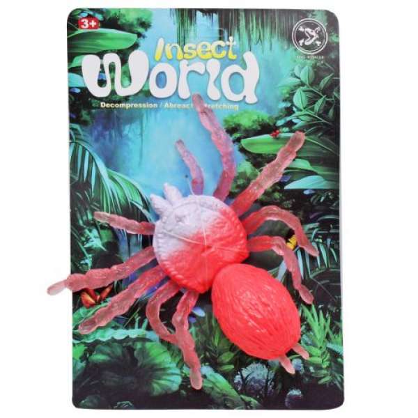 Павук гумовий Insect world (рожевий)